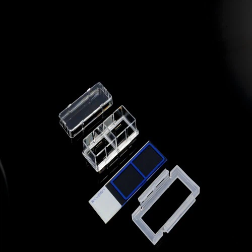 Highly transparent slide chambers