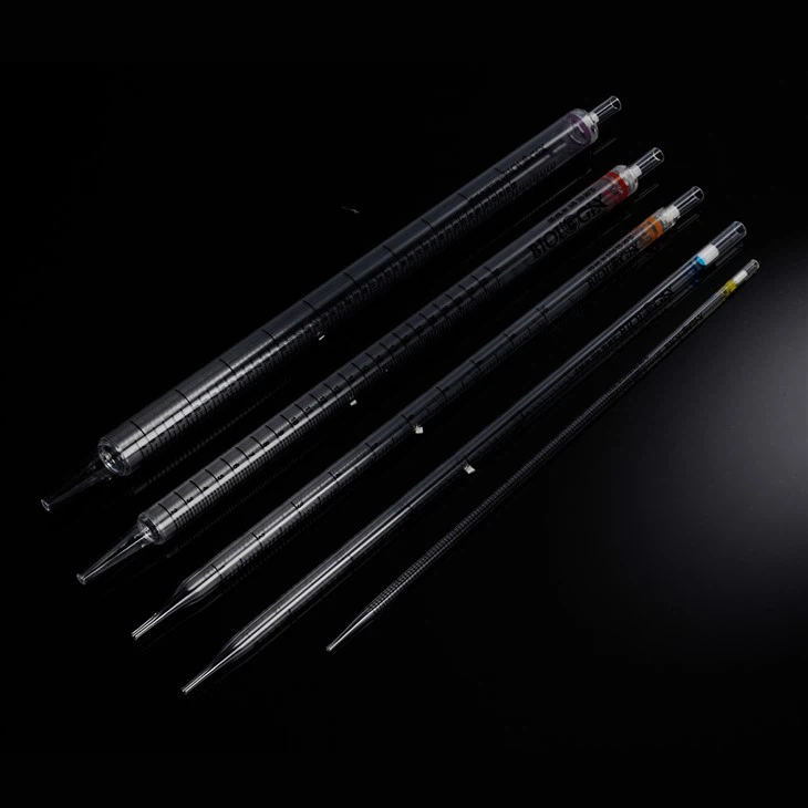 1-50 Ml DNase & RNase Gamma Sterile PS seroloģiskās pipetes ar atsevišķi iesaiņotiem
