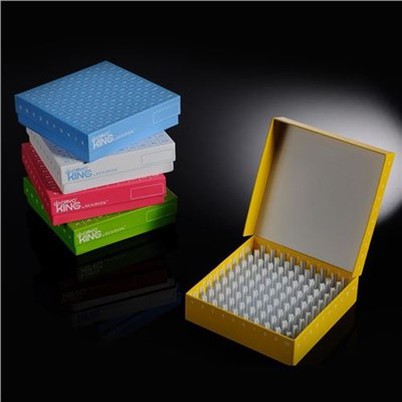 100-Akas ID Color kartona kriogēno kastīšu laboratorijas palīgmateriāli