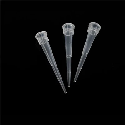 Labotory Consumables 10ul Natural Steile pipešu uzgaļi