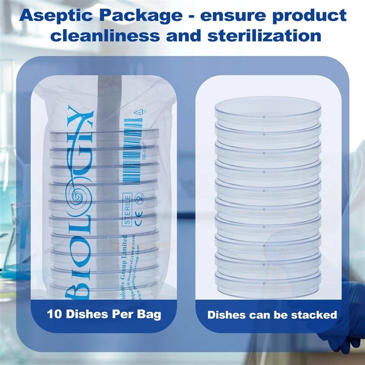 Lab Disposable Sterile Petri Dish